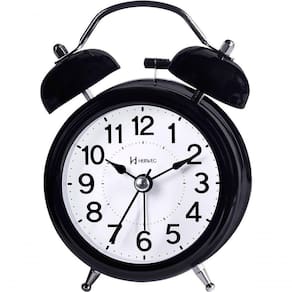 Relógio Despertador Herweg Quartz Preto 270034 Único