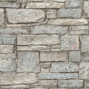 Papel De Parede Perspectives Chalet Stone Pp3902 - Rolo 10m X 0,53m
