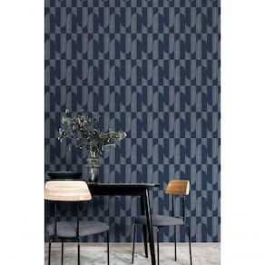 Papel De Parede Muse Geométrico Azul A55703