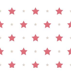 Papel De Parede Treboli Estrelas Vermelhas 5845 - Rolo 10m X 0,53m