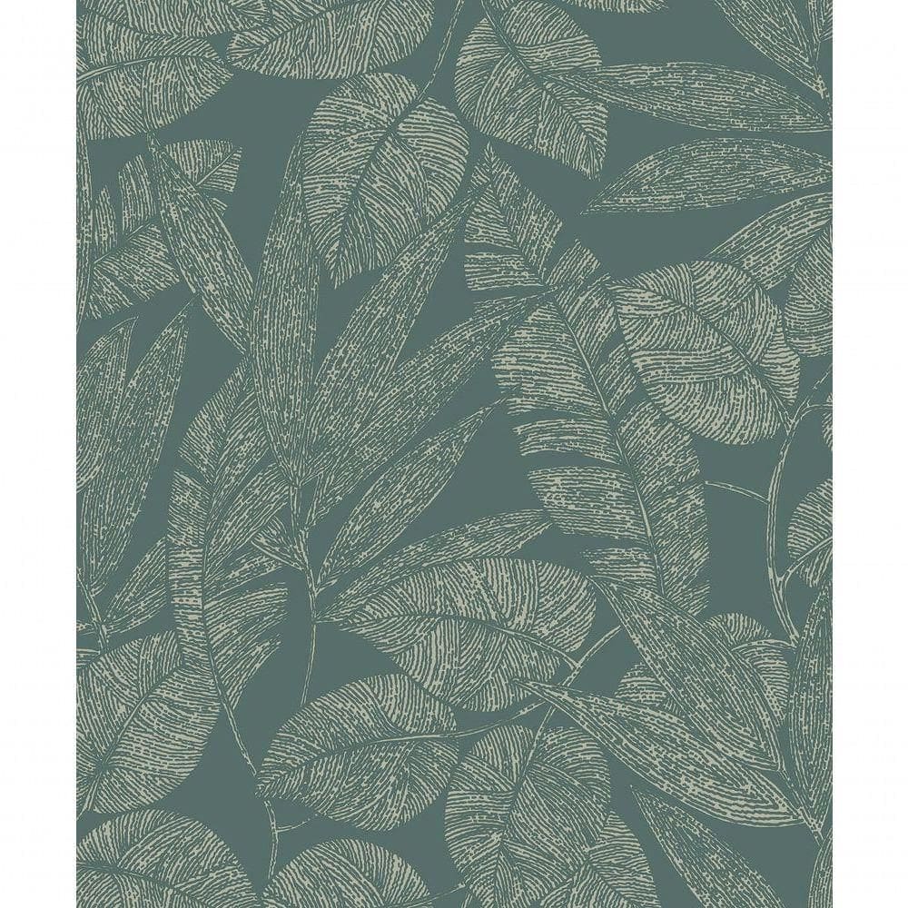 Papel De Parede Icon Folhagem Verde A69503