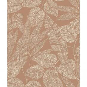 Papel De Parede Icon Folhagem Marrom A69502