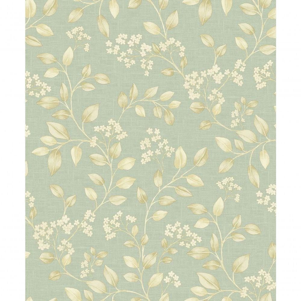 Papel De Parede Icon Folhagem Verde Ic3003