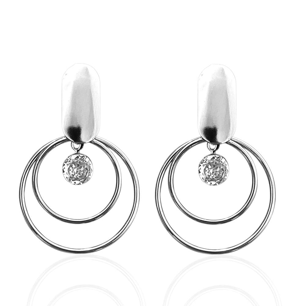 Brinco Clássico Pendurado Feminino Aço Inox Antialérgico