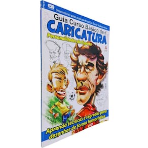 Revista Guia Curso Básico de Caricatura: Personalidades do Esporte Desenvolvido Pelos Professores da ESA