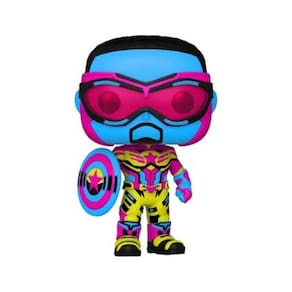 Funko Pop Marvel Black Light The Falcon Captain America 987