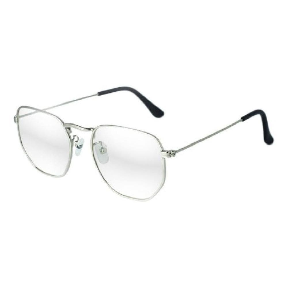 Óculos Hexagonal Feminino Masculino Vintage Retro