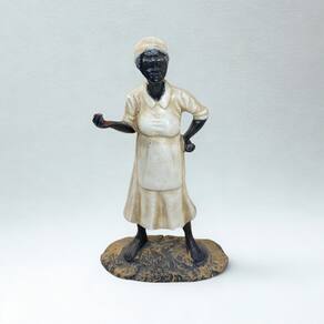 Escultura Preta Velha dos Conselhos 22 cm Resina