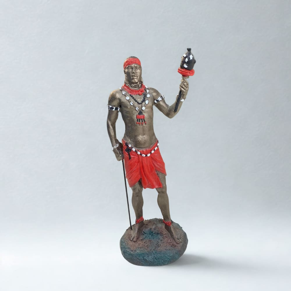 Escultura Exu Orixá Elegbára 20 cm Resina