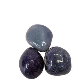Pedra Natural Ágata Roxa 4 a 6 cm Rolada 250g