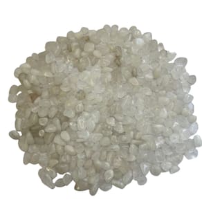 Pedra Quartzo Branco Leitoso Rolado 0,2 a 1 cm 1 kg Natural