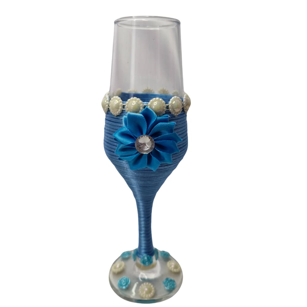 Taça de Vidro Iemanjá Azul Orixá