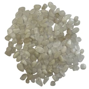 Pedra Quartzo Branco Leitoso Rolado 0,2 a 1 cm 500 g Natural