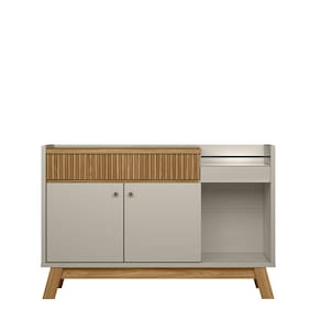 Aparador Buffet Bar 0,87 x 1,33 com 2 Portas 1 Gaveta Metz EdeCasaMoveis