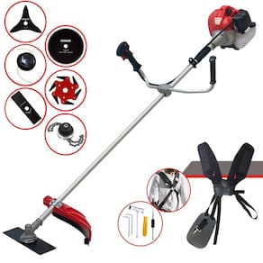 Roçadeira Lateral À Gasolina Anmax CG520P 52cc 2T 2,2HP 6 Em 1 Com Carretel + Faca 2 Pontas + Faca 3 Pontas + Faca 6 Pontas + Faca 80 Dentes + Trimmer