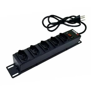Filtro De Linha Ts Shara Pdu Protetor 5 Tomadas - 560 Preto Bivolt