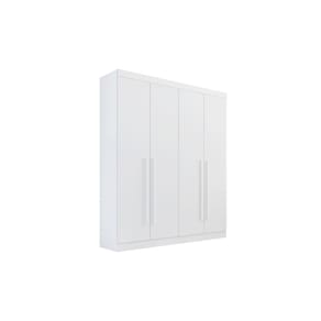 Guarda Roupa Roupeiro Da Vinci 4 Portas Branco - D`Doro