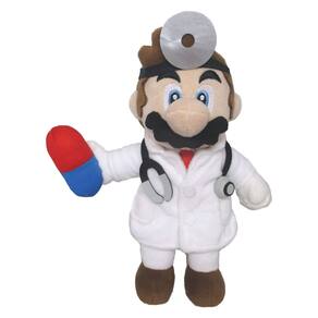 Amiguinho de pelúcia Dr. Mario World Doctor Mario 23cm