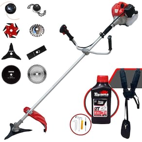 Roçadeira Robusta Profissional À Gasolina Anmax CG520P 52cc 2,2HP de Potência 10.000rpm Alta Performance Completa Com 8 Opções de Cortes + ÓLEO TOYAMA