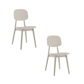 Kit com 2 Cadeiras para Sala de Jantar Vegas Cinza