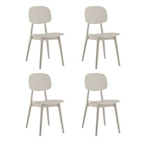 Kit com 4 Cadeiras para Sala de Jantar Vegas Cinza