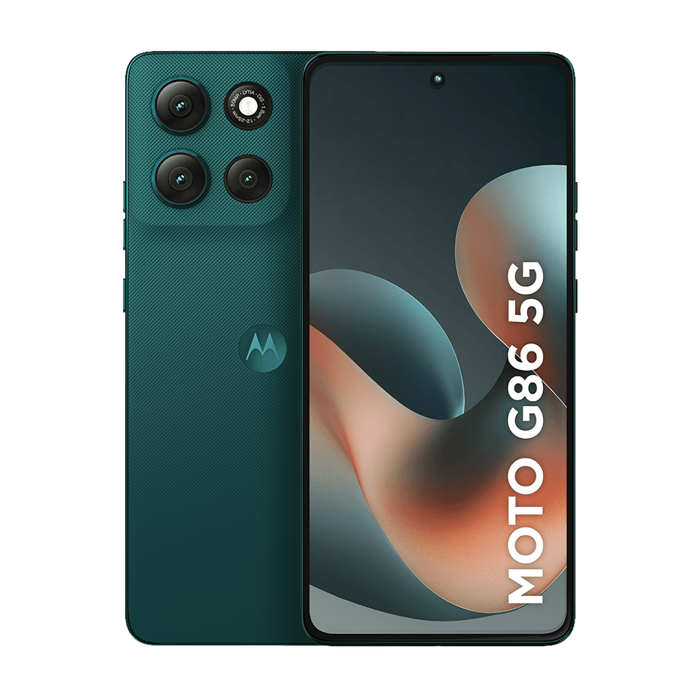 Smartphone Motorola Moto g86 5G - 512GB 24GB (8GB RAM+16GB Ram Boost) Tela 1.5K pOLED, 50MP Sony camera OIS Moto AI, videos em 4K, IP68 + IP69