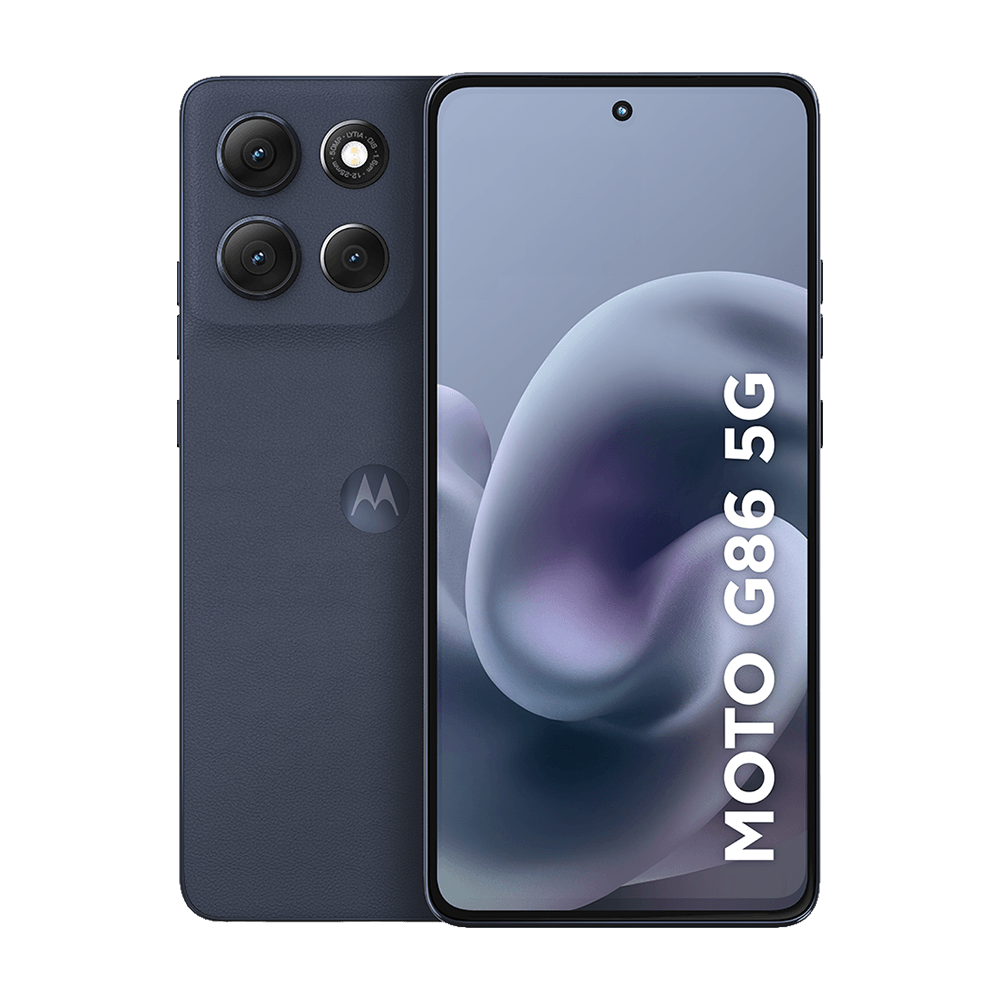 Smartphone Motorola Moto g86 5G - 256GB 24GB (8GB RAM+16GB Ram Boost) Tela 1.5K pOLED, 50MP Sony camera OIS Moto AI, videos em 4K, IP68 + IP69 - Grafi