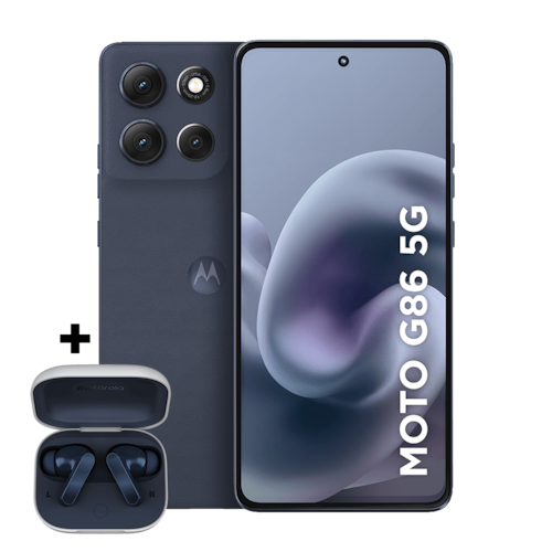 imagem-Smartphone Motorola Moto g86 5G + Moto buds 256GB - Grafite