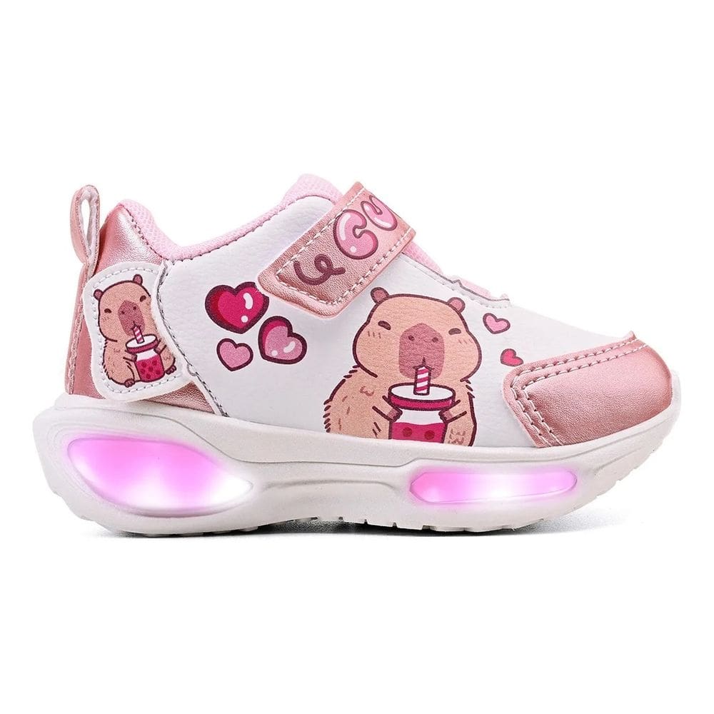 Tenis Infantil Led Mini-Pe Capivara