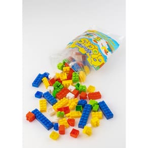 Brinquedo Educativo Blocos de Montar 320 Peças Brinquedo Didatico Infantil