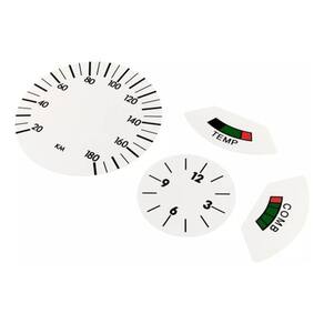 Kit Adesivo Painel Opala Caravan 180Km - Vinil Envelopamento