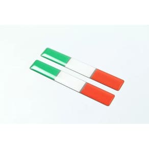 Emblema Adesivo Resinado Fiat Bandeira Italia Coluna Rs12