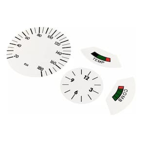 Kit Adesivo Painel Opala Caravan 180Km - Vinil Envelopamento