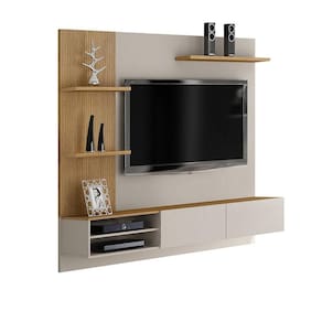 Home Suspenso Para TV Montana Off White/Cinamomo - Valdemóveis