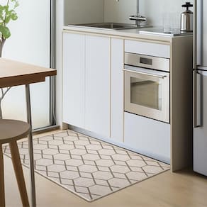 1 Tapete Multiuso Antiderrapante Absorve 50X80 Js Fu Hex M60