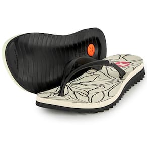 Chinelo Kenner Ibiza Outiline Feminino - Preto e Branco