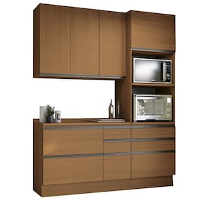 Cozinha Modulada 4 Pecas 190 cm G750 Maxxi Canela Kappesberg