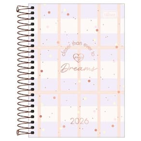 Agenda Diária 2026 Espiral M5 176Fls Soho Listras Tilibra