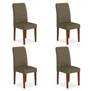 Kit 4 Cadeiras Vitória Wood Sala De Jantar Cin/capu - Móveis Arapongas