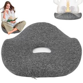 Almofada Ortopedica Ergonomica Cadeira Coccix Lombar Coluna Postural