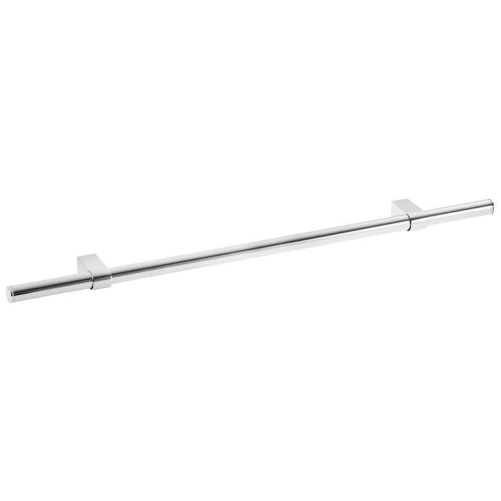 Tubo Suporte Redondo Com Kit Fixação Schmitt 76 Cm 5/8 Inox