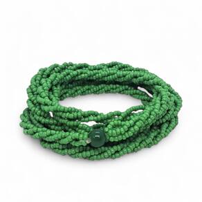 Guia 3 Fios Trançado Oxóssi Verde Escuro 60 cm