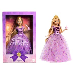 Boneca de moda Mattel Disney Princess Birthday Rapunzel 28cm