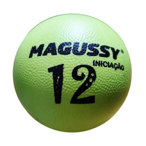 Bola Iniciação de Borracha Magussy Tamanho 12 Verde