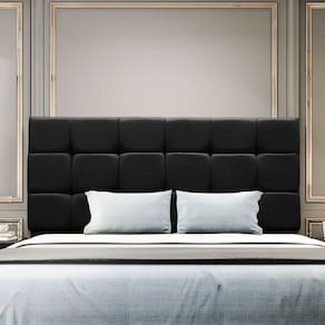 Cabeceira Estofada Cama Box Casal 140 cm Ananda Suede