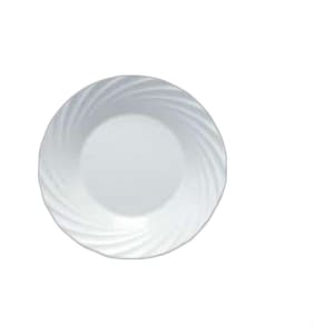 Jogo De Prato Jasmin 06 Pratos Fundos - Sopa - 23Cm Branco