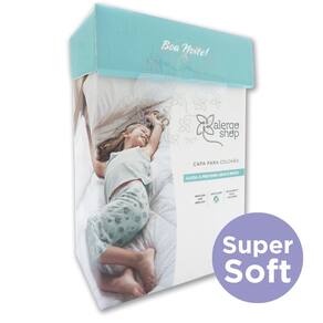 Capa de Colchão Antiácaro Para Berço Americano Super Soft Alergoshop