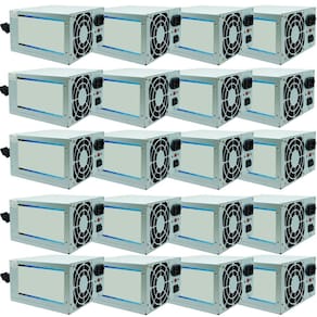 KIt 20 Fontes Pc Atx 200W Reais Real Silenciosa com Cabo de Força Nova Knup KP-517 Cinza Bivolt