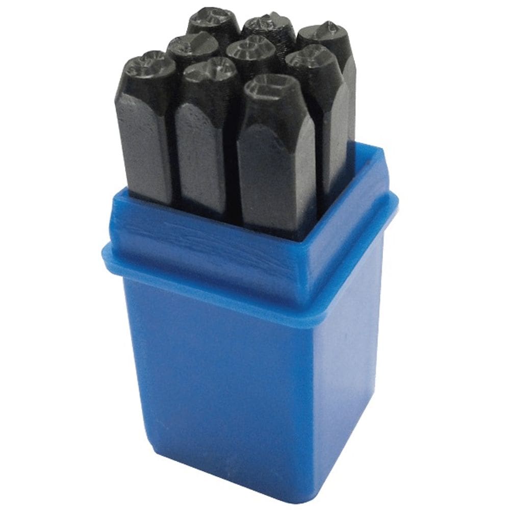 Kit Marcador Punção Números 5mm  9 Peças