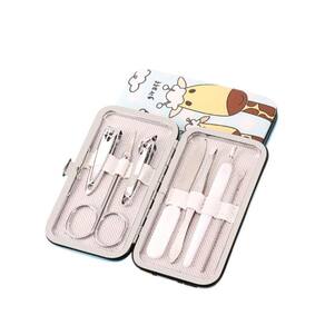 Conjunto De Cortador De Unhas - Esjoto Com Desenho De Girafa